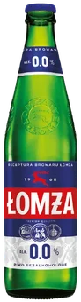 Piwo Łomża 0,5l 0% but. bzzw. widok 1