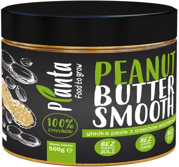 Zdjęcie produktu - Krem orzechowy 100% orzechów smooth Planta 500g