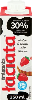 Śmietanka UHT 30% Łaciata 250ml widok główny 