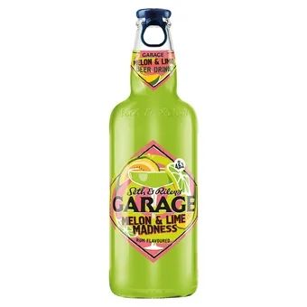 Napój piwny Garage melon lim 400ml 4,6% but. bzzw. widok główny 