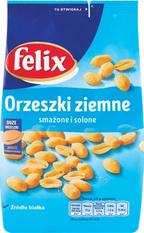 Orzeszki ziemne solone Felix 240g widok główny 