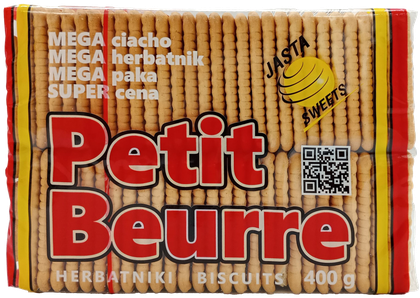 Zdjęcie produktu - Herbatniki Petit Beurre Jasta 400g
