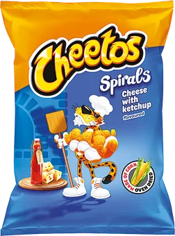 Chrupki Cheetos spirale 130g widok główny