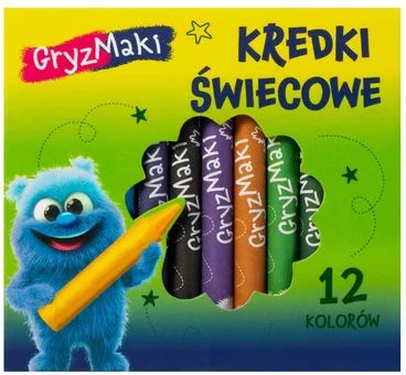 Kredki świecowe Gryzmaki 12kol SZ26 widok 1