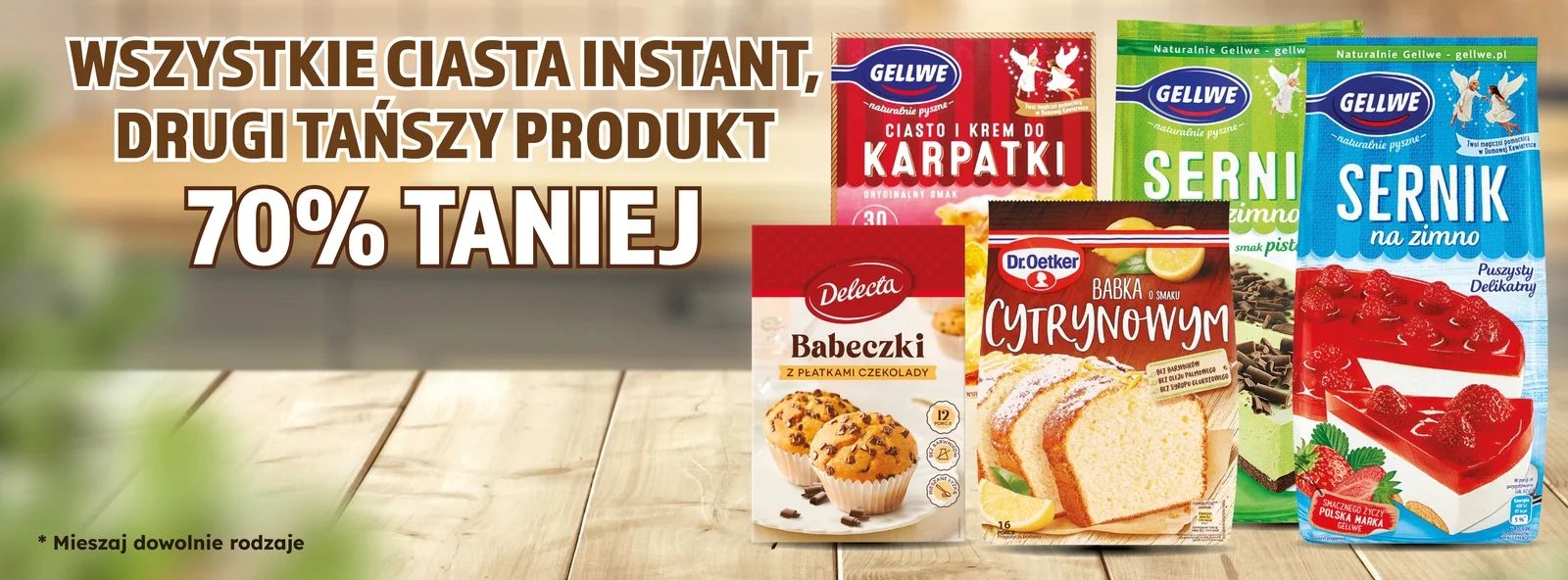 CIASTA INSTANT TANIEJ