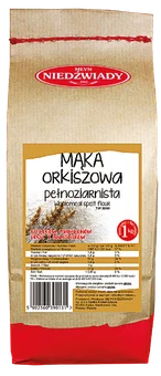 Mąka orkiszowa pełno. typ 2000 Młyn Niedźwiady 1kg widok główny 