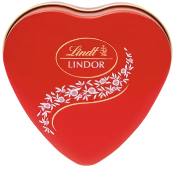 Bombonierka serce Lindor 50g widok główny 
