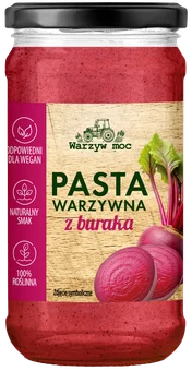 Pasta warzywna burak/por Warzyw Moc 340g mix widok 1