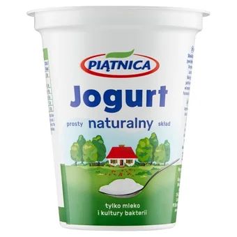 Jogurt naturalny Piątnica 330g widok 1