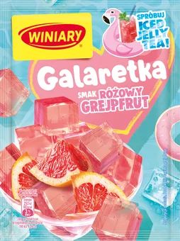 Galaretka różowy grejpfrut Winiary 47g widok 1