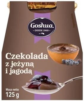 Zdjęcie produktu - Deser czekolada z jeżyną i jagodą Goshua 125g
