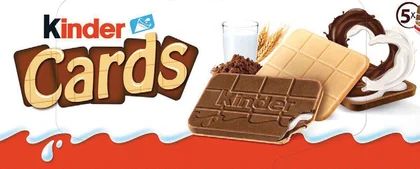 Ciastka Kinder Cards 5x25,6g widok główny 