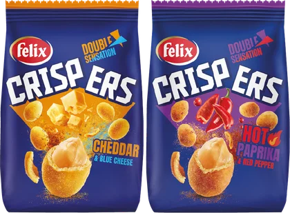 Orzeszki w skorupce Crispers Felix 125g mix widok 1