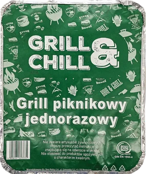 Grill piknikowy jednorazowy Grill&Chill widok główny 