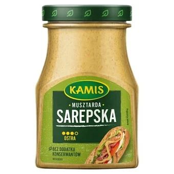 Musztarda sarepska Kamis 185g widok główny 