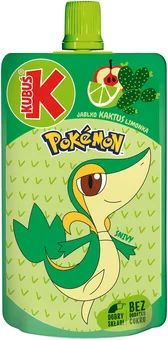 Zdjęcie produktu - Mus jabłko kaktus limonka Pokemon Kubuś 100g