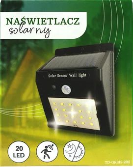 Zdjęcie produktu - Naświetlacz solarny 20 LED O26