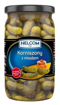 Korniszony z miodem Helcom 680/340g widok 1