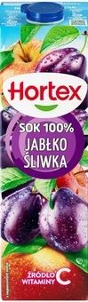 Sok jabłko śliwka Hortex 1l widok 1