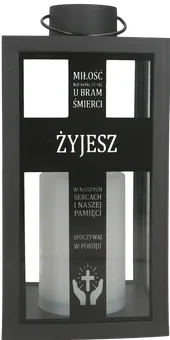 Zdjęcie produktu - Latarenka krzyż/grawer LED 29cm mix