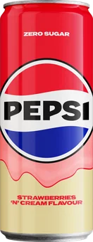 Zdjęcie produktu - Napój gaz. Pepsi Cola stra cream zero 330ml puszka