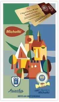 Bombonierka Michałki retro Śnieżka 400g widok 1