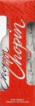 Wódka Chopin Rye 0,7l 40%+kieliszki widok główny 