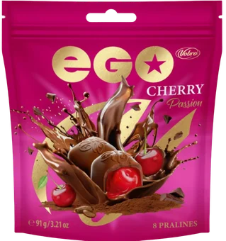 Zdjęcie produktu - Cukierki cherry passion EGO Vobro 91g