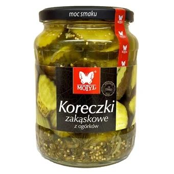 Koreczki zakąskowe z ogórków Motyl 680/350g widok 1