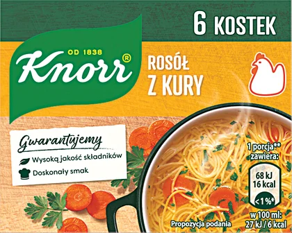 Bulion rosół z kury Knorr 60g widok 1