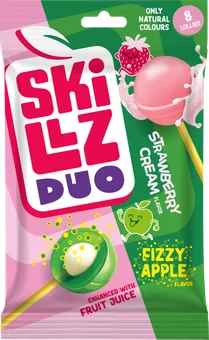 Lizaki duo strawberry apple Skillz Agro 8x15g widok 1
