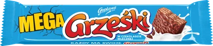 Wafel Grześki Mega mleczny 48g widok 1
