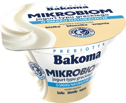 Zdjęcie produktu - Jogurt typu greckiego Mikrobiom Bakoma 150g mix