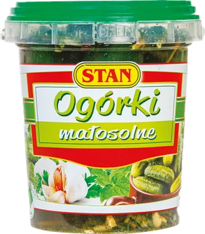Ogórki małosolne 1kg/600g widok główny 