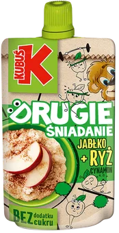 Mus jabłko ryż drugie śniadanie Kubuś 100g widok główny 
