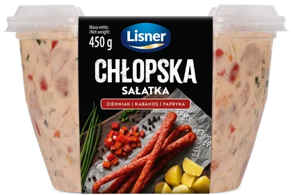 Sałatka chłopska Lisner 450g widok 1