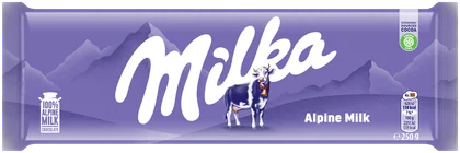 Czekolada alpine milk Milka 250g widok 1