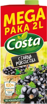 Napój niegaz. czarna porzeczka Costa 2l widok główny