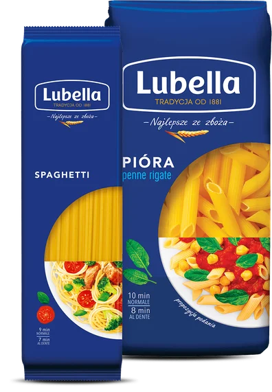 Makaron spaghetti Lubella 400g widok tła