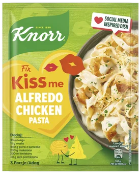 Fix kiss me alfredo chicken pasta Knorr 42g widok 1
