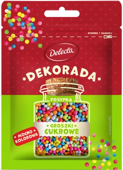 Zdjęcie produktu - Posypka groszki cukrowe Dekorada Delecta 35g