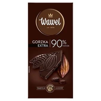 Czekolada extra gorzka 90% Wawel 90g widok 2