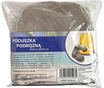 Poduszka podróżna dmuchana widok 1