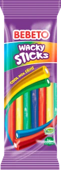 Żelki kable wacky sticks Bebeto 180g widok 1