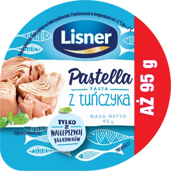 Zdjęcie produktu - Pastella z tuńczyka Lisner 95g
