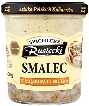 Smalec z mięsem i cebulką Spichlerz Rusiecki 300g widok 1