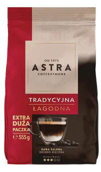 Kawa mielona Astra łagodna tradycyjna 555g widok główny 