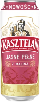 Zdjęcie produktu - Piwo Kasztelan jasne pełne z maliną 0,5l 5% puszka