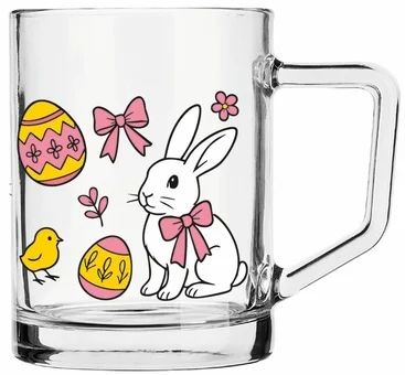 Kubek szklany z nadrukiem 270ml WN26 widok główny 