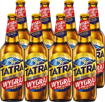 Piwo Tatra jasne pełne 0,5l 6% but. zw. widok 1